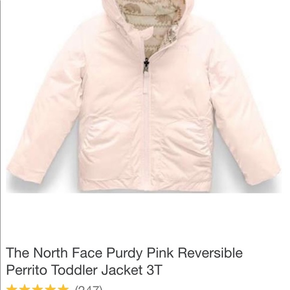 The North Face Reversible Toddler Jacket 2T/3T - Picture 6 of 6